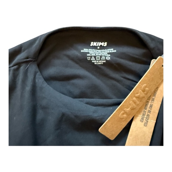 SKIMS Black Sleeveless Mock Neck Sheath Dress - Picture 5 of 5